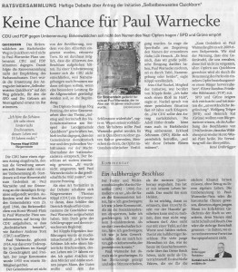 Quickborner Tageblatt, 28.05.2014