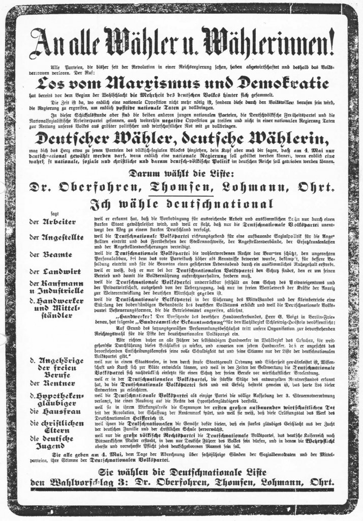 Quickborn-Hasloher Tageblatt, 03.05.1924