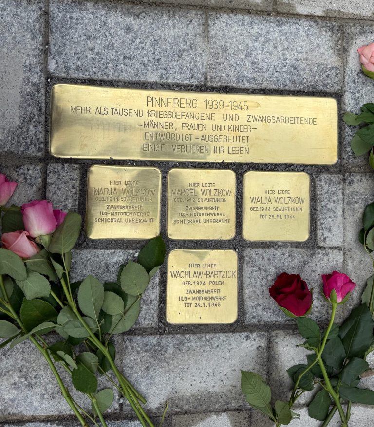 Stolpersteine zur Zwangsarbeit in Pinneberg